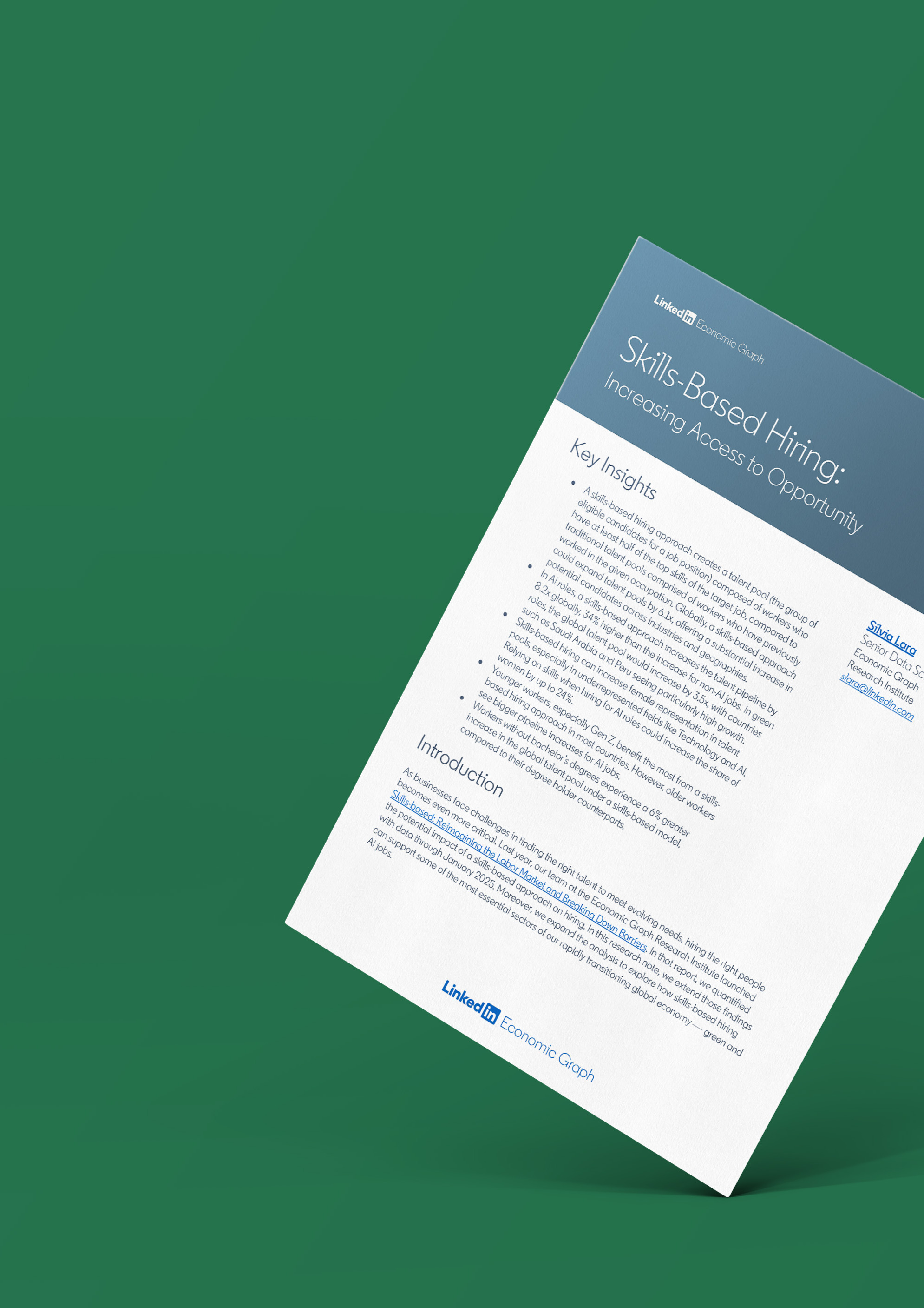 Download het LinkedIn Skills-Based Hiring Report